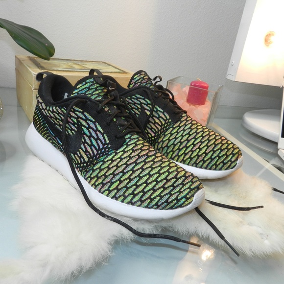 Nike Shoes - Nike Roshe Run Flyknit Multi-Color Womens sneakers